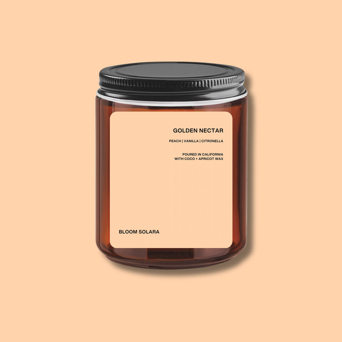 Golden Nectar Single Wick Candle
