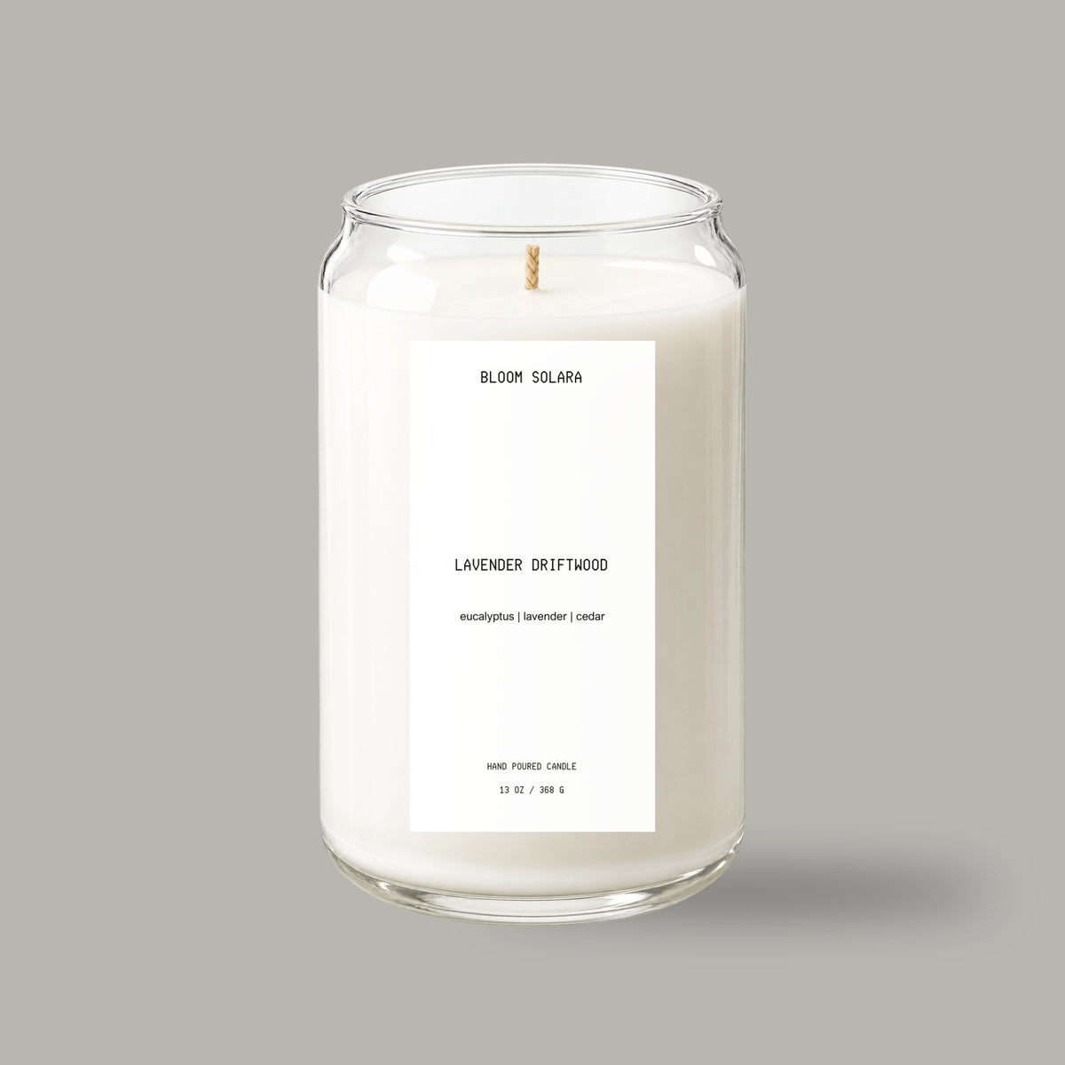 Lavender Driftwood Candle