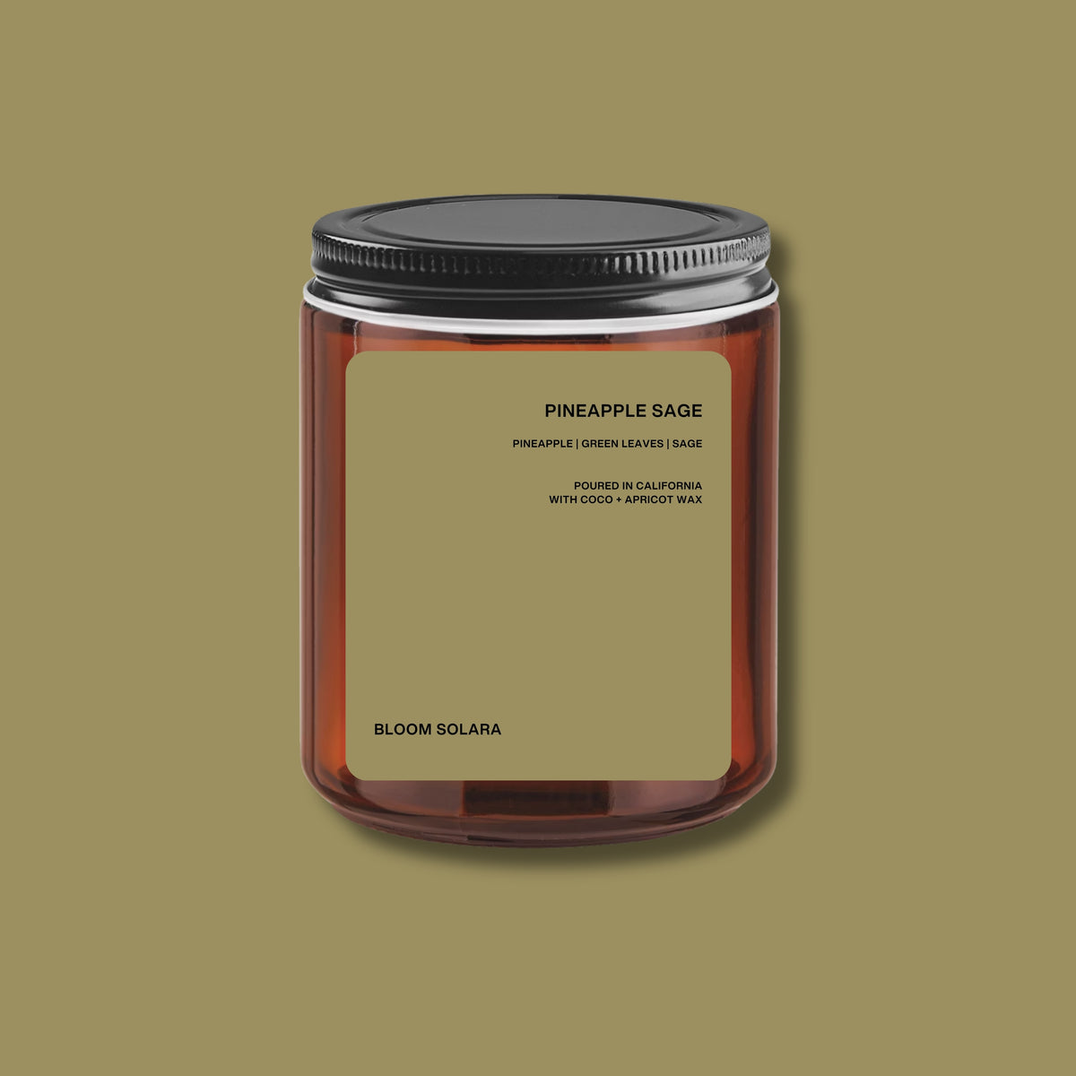 Pineapple Sage Single Wick Candle