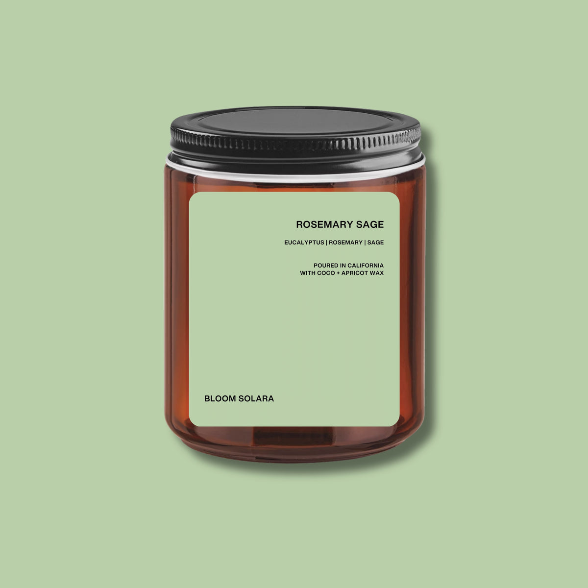 Rosemary Sage Single Wick Candle